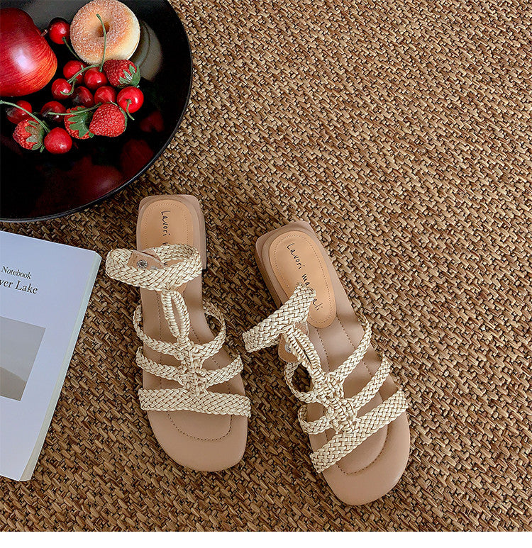 Karin Luna Bohemian Style~Sofa Insoles Casual Vacation Style Sandals