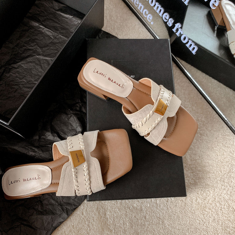 Karin Luna Hot Item Hot Item Comes with data plan included Flat woven style slippers