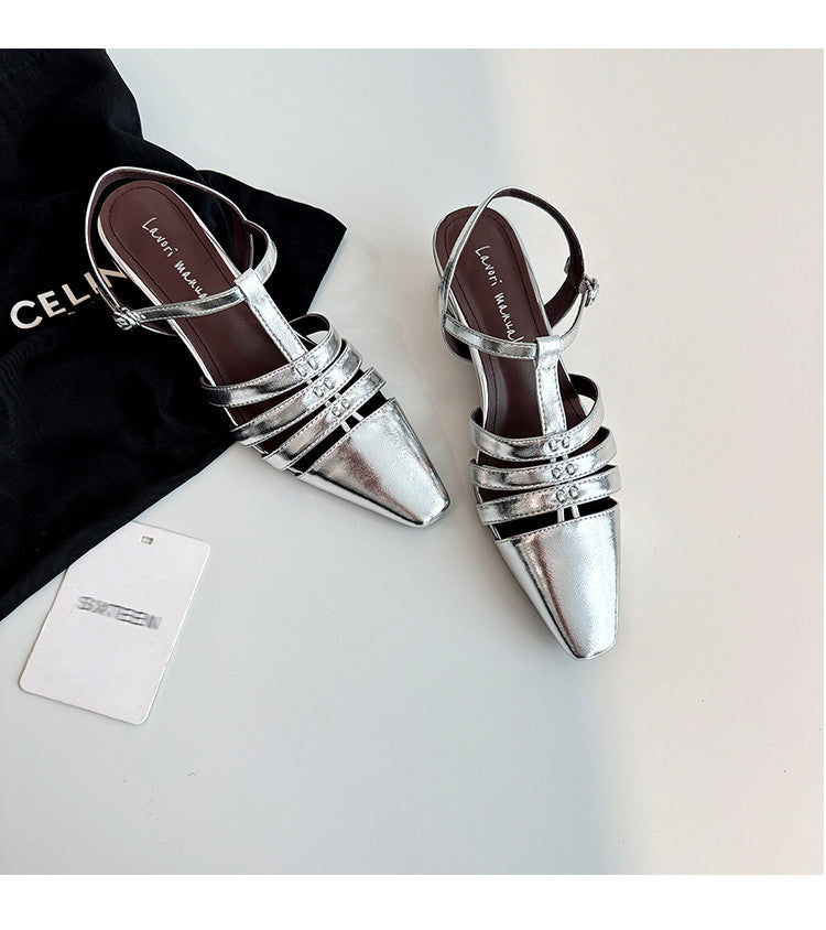 Karin Luna Classic Old Money Style Closed Toe Sandals