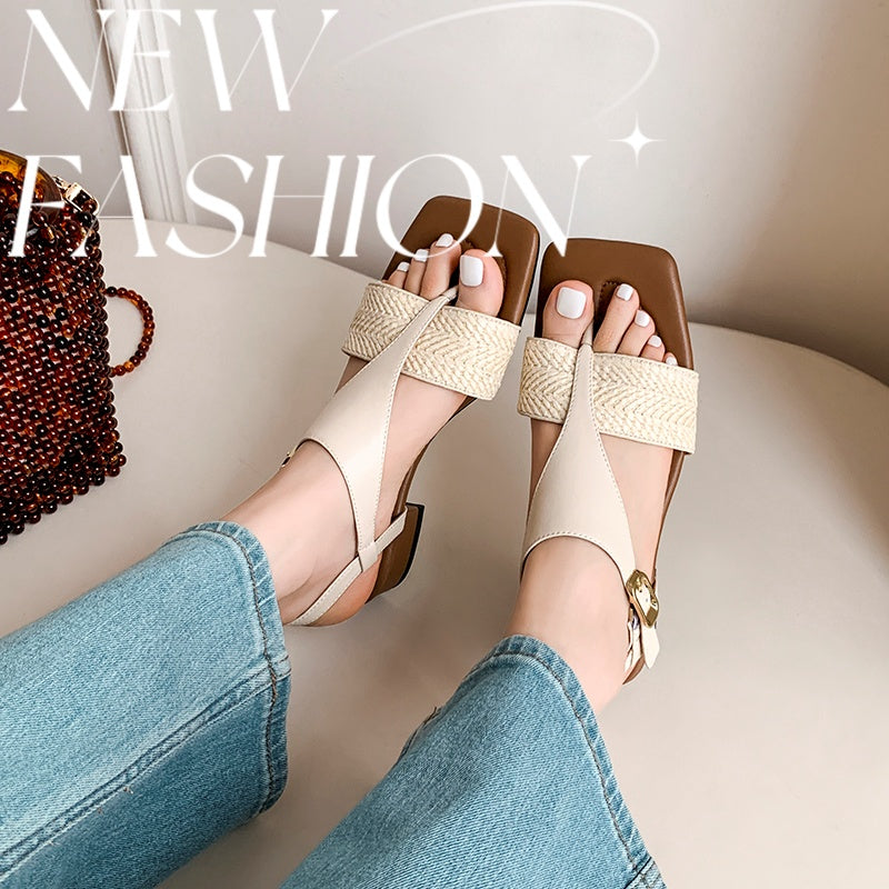 Karin Luna Classic Style  In stock  Basic versatile vacation style thong sandals