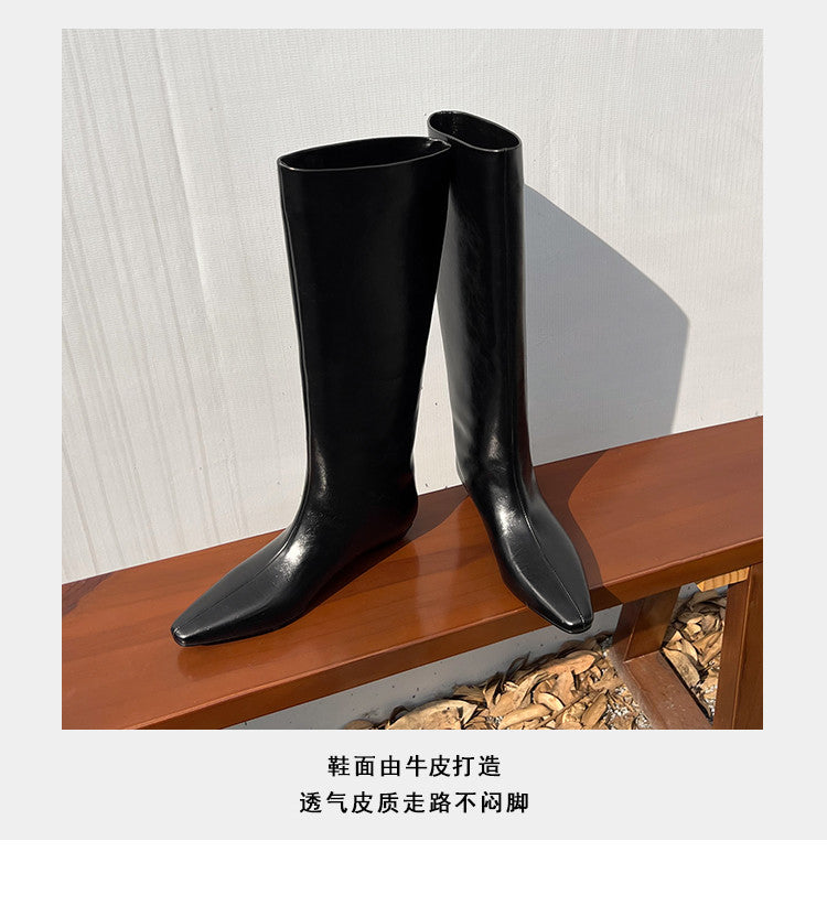 Karin Luna Retro Style  Flat Long Boots