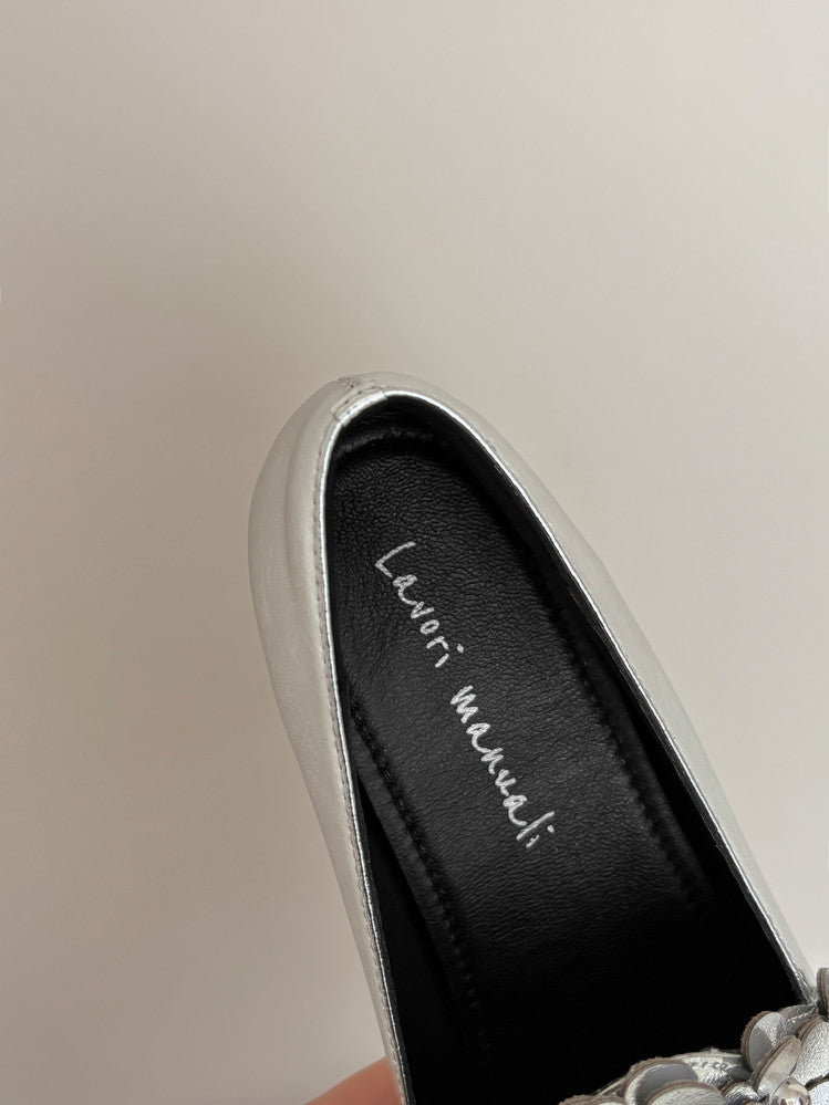 Karin Luna Casual Shoes Series~  Spot Goods In Stock Floral British Style Deep Mouth Single Shoes
