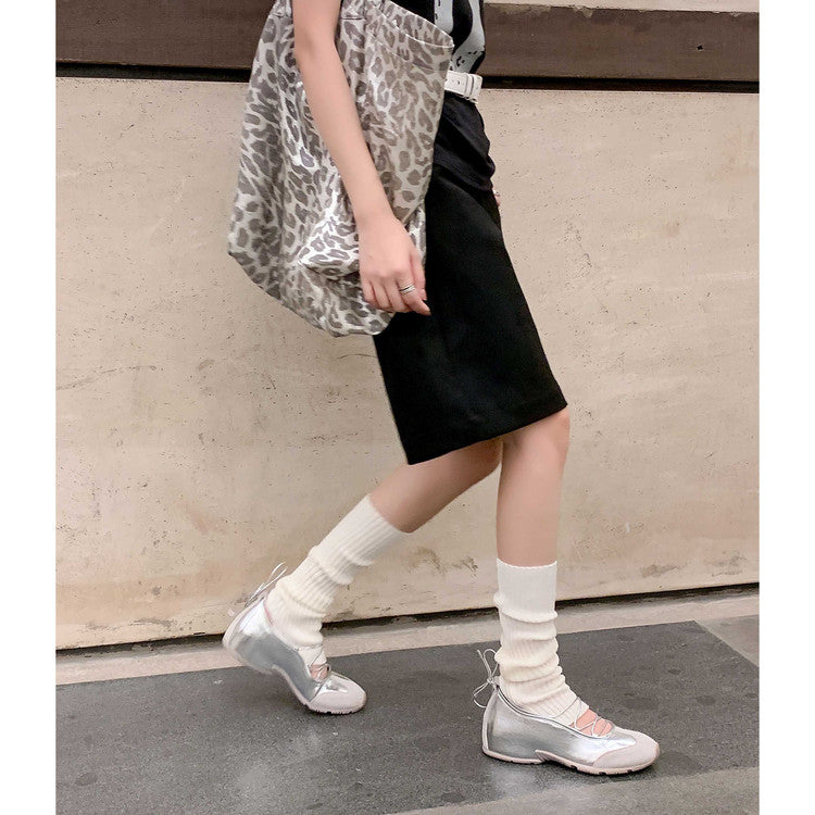 Karin Luna Basic Versatile British Style Casual Lace-up Flats