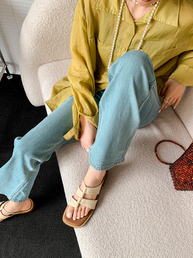 Karin Luna Hot-Selling Series~Resort style with inherent appeal Designed thong sandals
