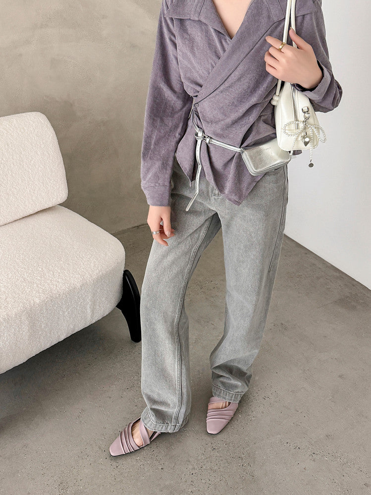 Karin Luna In Stock In Stock Minimalist Soft Upper Small Square Toe Chunky Heel Sandals