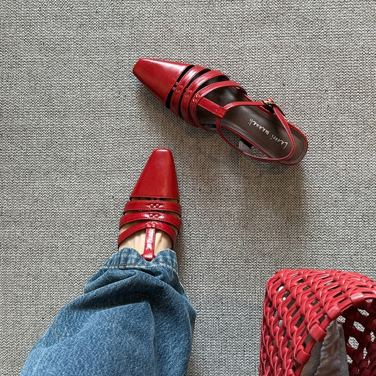 Karin Luna Classic Old Money Style Closed Toe Sandals