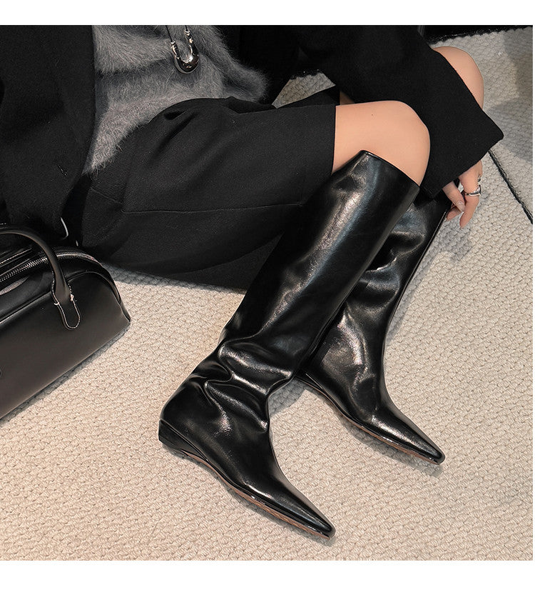 Karin Luna Retro Style  Flat Long Boots