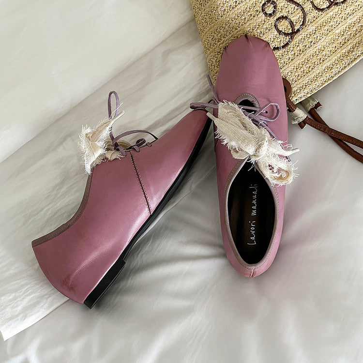 Karin Luna In Stock In Stock  Xiaohongshu Hot Sale Full Leather Round Toe Deep Mouth Single Shoes