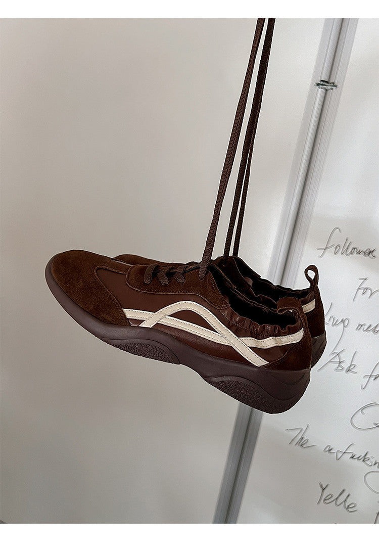 Karin Luna Casual Shoes Series~  In Stock Hot-Selling Versatile Lace-Up Deep Mouth Flats