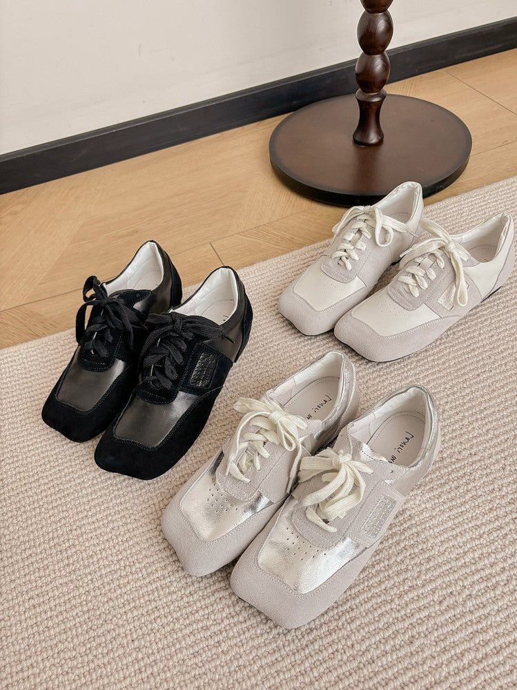 Karin Luna Casual Shoes Series~  In stock Lace-up Thick-soled Deep Mouth Single Shoes