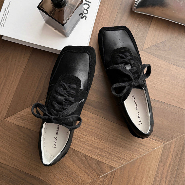 Karin Luna Casual Shoes Series~  In stock Lace-up Thick-soled Deep Mouth Single Shoes