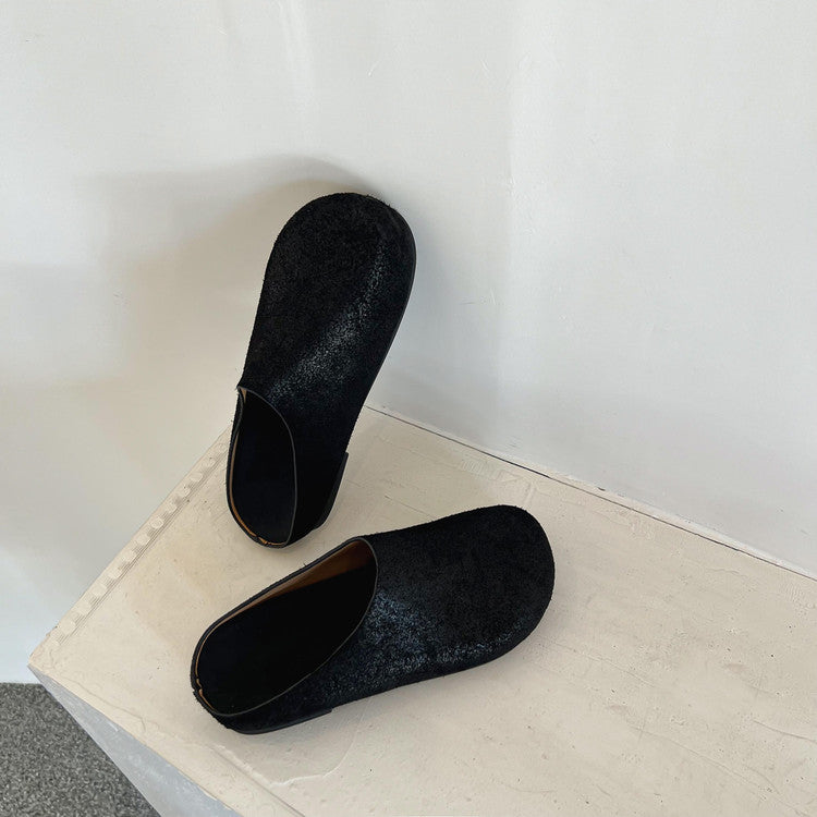 Karin Luna Full Layer Inside and Out~Spot Goods Spot Goods Basic Versatile Mules Slippers