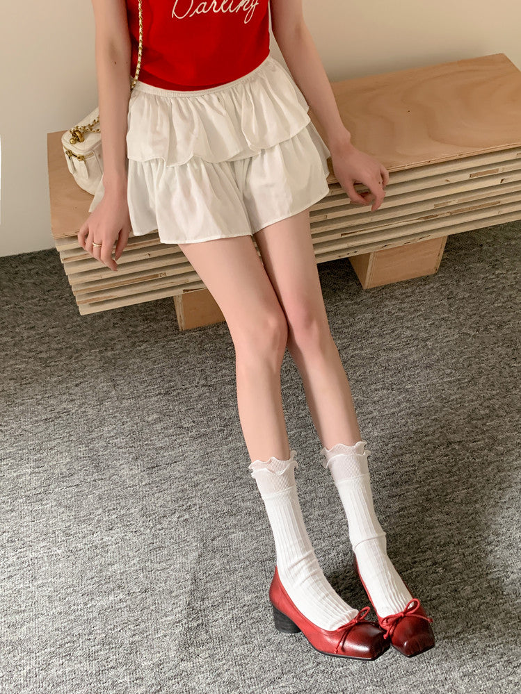 Karin Luna In Stock In Stock ~Full leather inside and out Pig Nose Bow Retro Thick Heel Mary Jane Shoes
