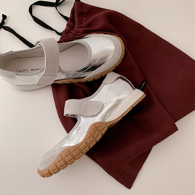 Karin Luna Casual Sports Bottom  Magic Tape Round Toe Casual Style Single Shoes