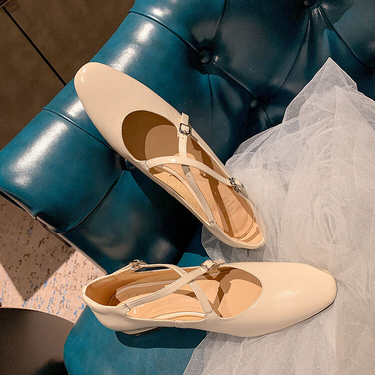 Karin Luna Bestseller Available for sale all seasons Mary Jane with built-in data Full Leather Single Shoes Go ahead with confidence
