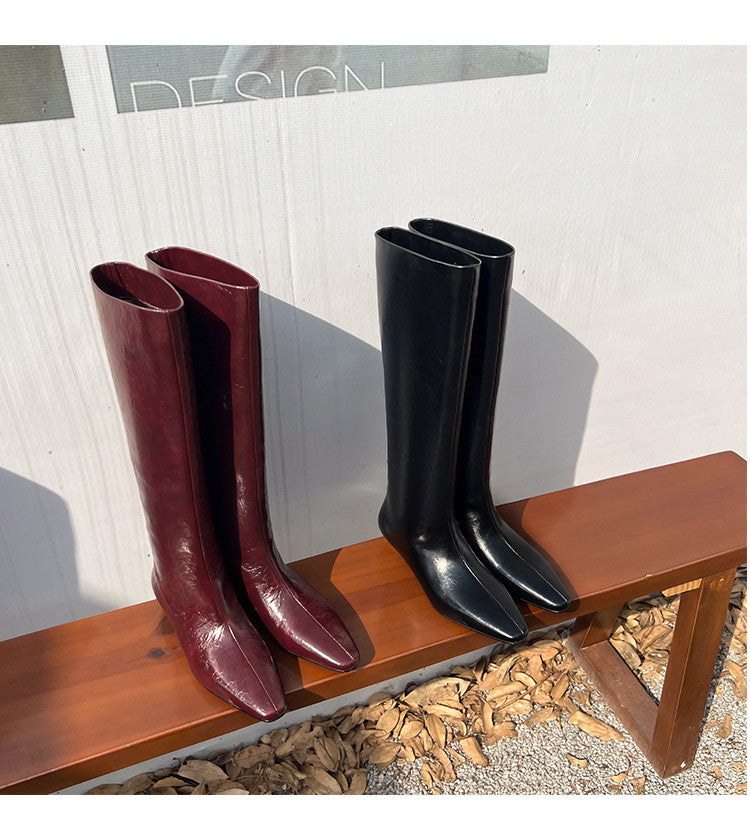 Karin Luna Retro Style  Flat Long Boots
