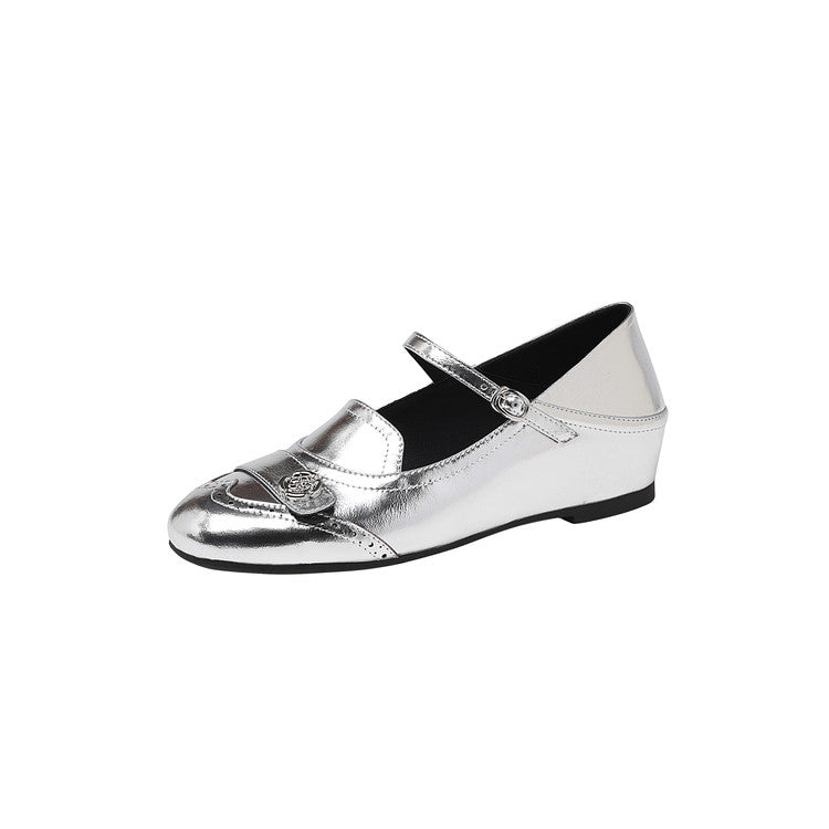 Karin Luna In Stock In Stock Vintage Mary Jane Series·Single Strap Flats