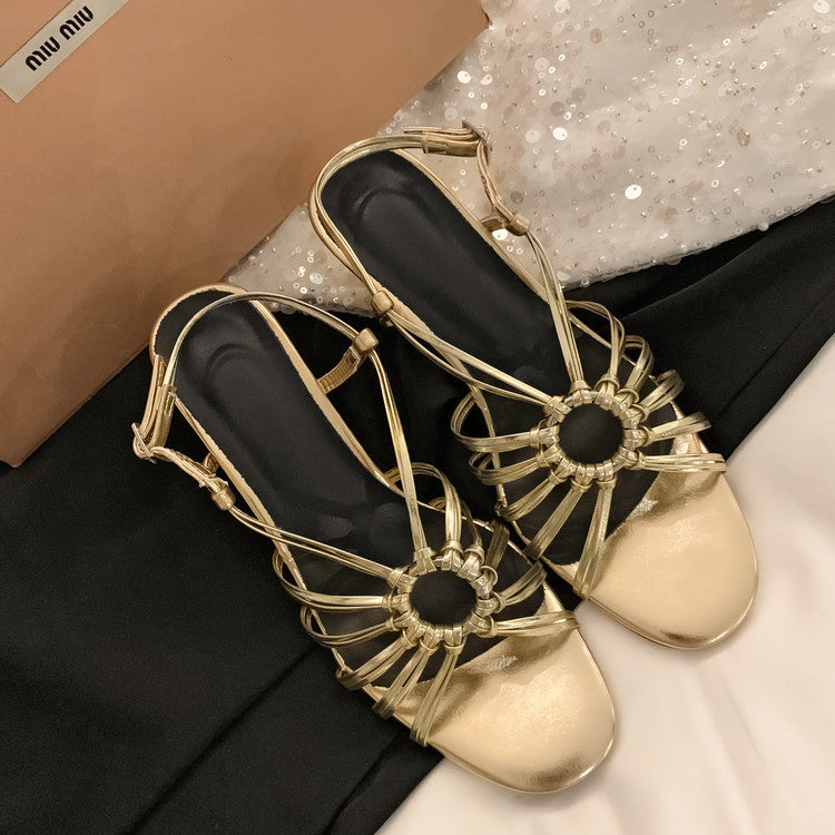 Karin Luna In Stock In Stock  Always in stock Classic French Style Open Toe High Heel Sandals