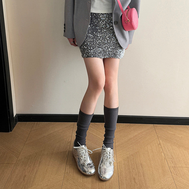 Karin Luna Casual Shoes Series~  In stock Xiaohongshu Hot-Selling Lace-Up Thick-Soled Deep Mouth Single Shoes