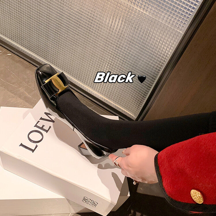 Karin Luna In Stock Spot Goods Classic Bestseller Ferragamo Full Leather Inside and Out Commuting Four Seasons Can Be Worn！
