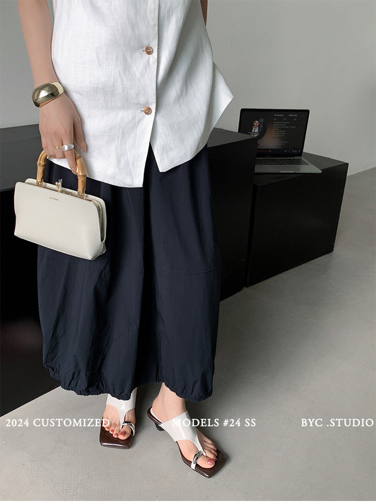 Karin Luna In Stock  Spot Goods   Casual Style Square Toe Slip-On Super Comfortable Slippers
