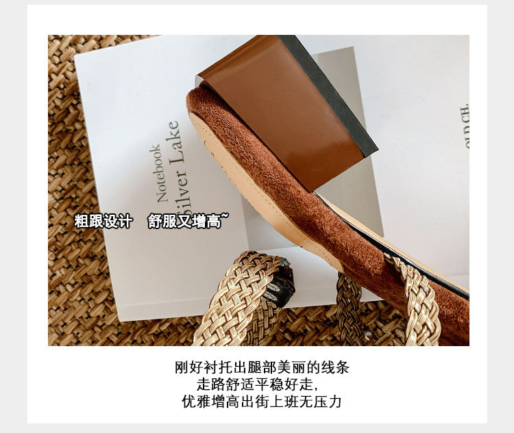 Karin Luna Bohemian Style~Sofa Insoles Casual Vacation Style Sandals