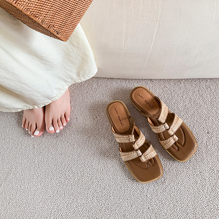 Karin Luna Hot-Selling Series~Resort style with inherent appeal Designed thong sandals