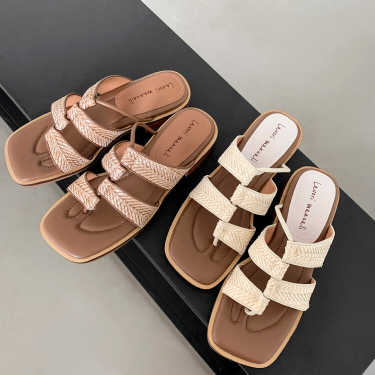 Karin Luna Hot-Selling Series~Resort style with inherent appeal Designed thong sandals