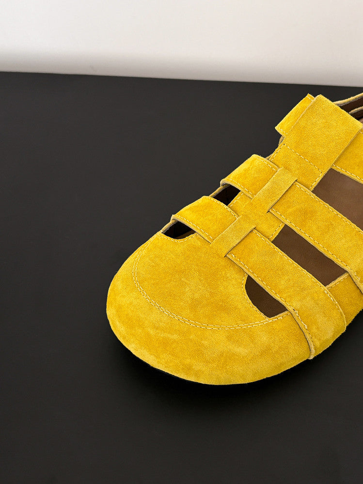 Karin Luna Full Layer Inside and Out~Basic Versatile Perforated Round Toe Birkenstock Shoes