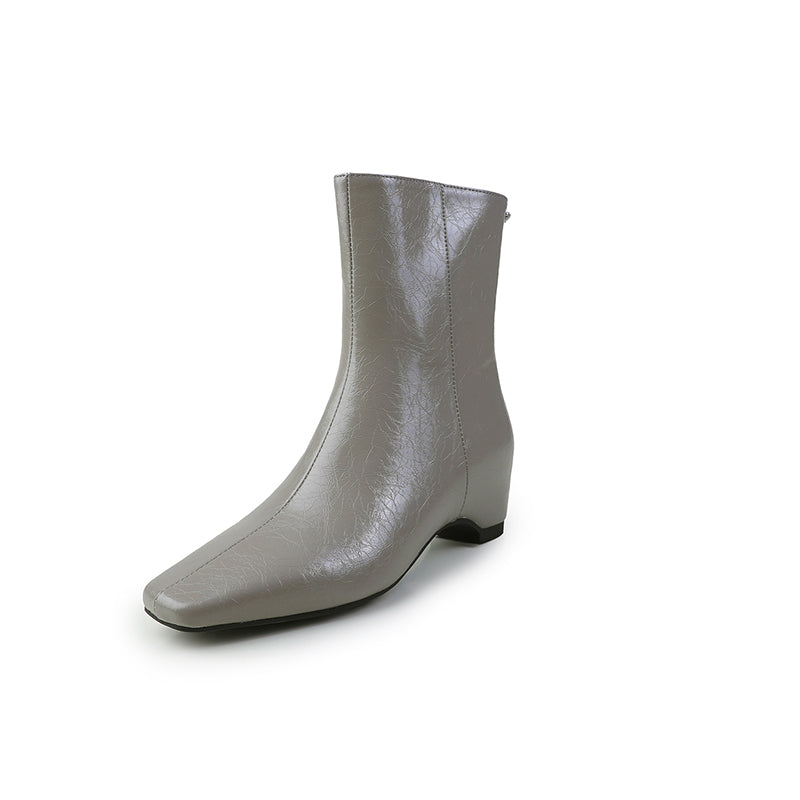 Karin Luna Basic Versatile  Square toe Hot-selling Short Boots
