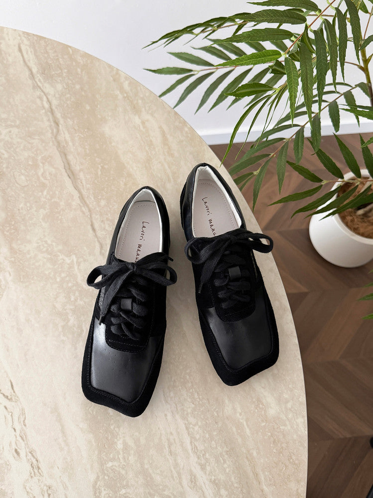 Karin Luna Casual Shoes Series~  In stock Lace-up Thick-soled Deep Mouth Single Shoes