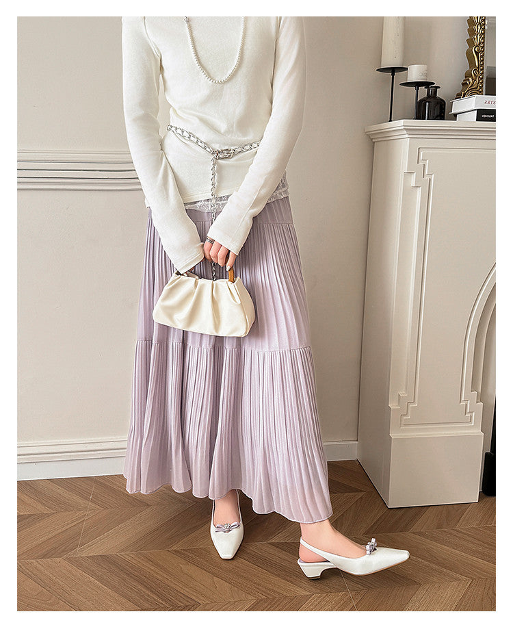 Karin Luna In Stock In Stock Sweet Bowknot Small Square Toe Chunky Heel Closed-toe Elegant Retro Sandals
