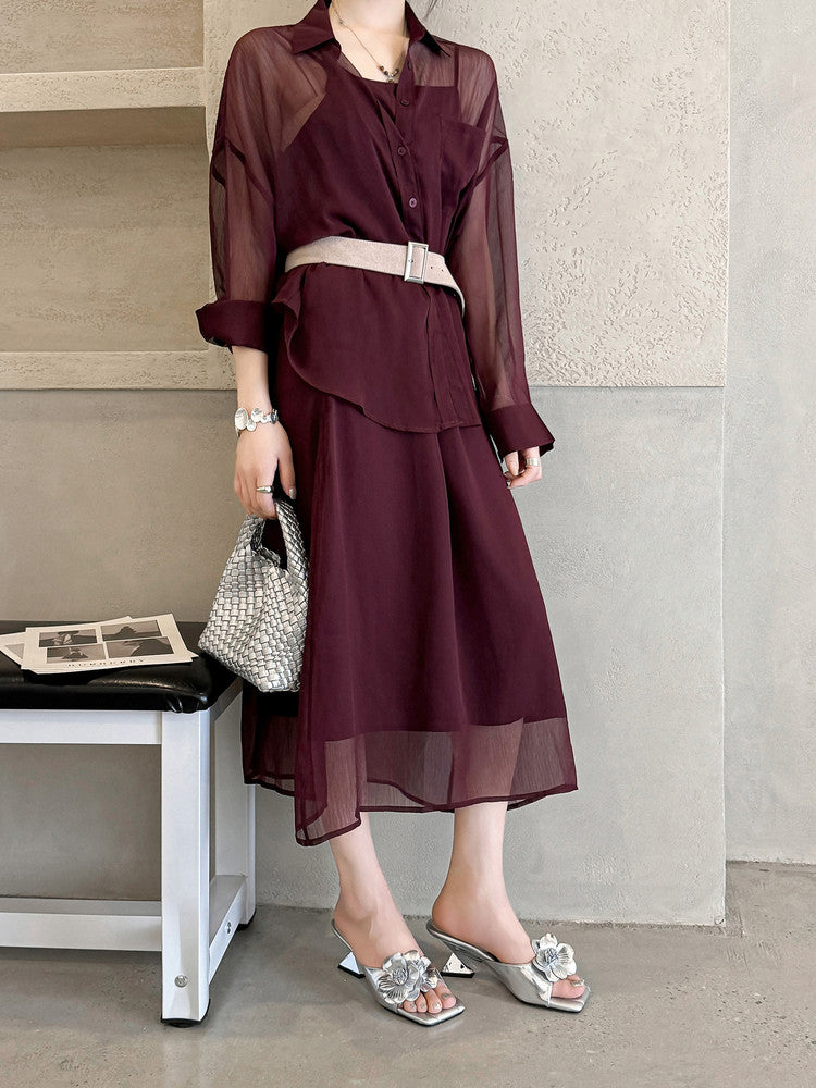 Karin Luna In Stock Spot Goods Camellia Classic style retro square toe shaped heel slippers