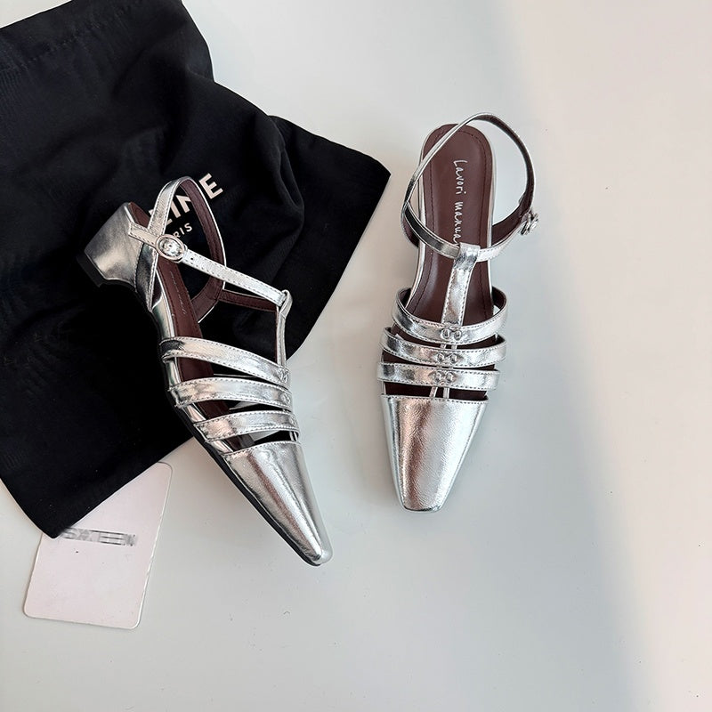 Karin Luna Classic Old Money Style Closed Toe Sandals