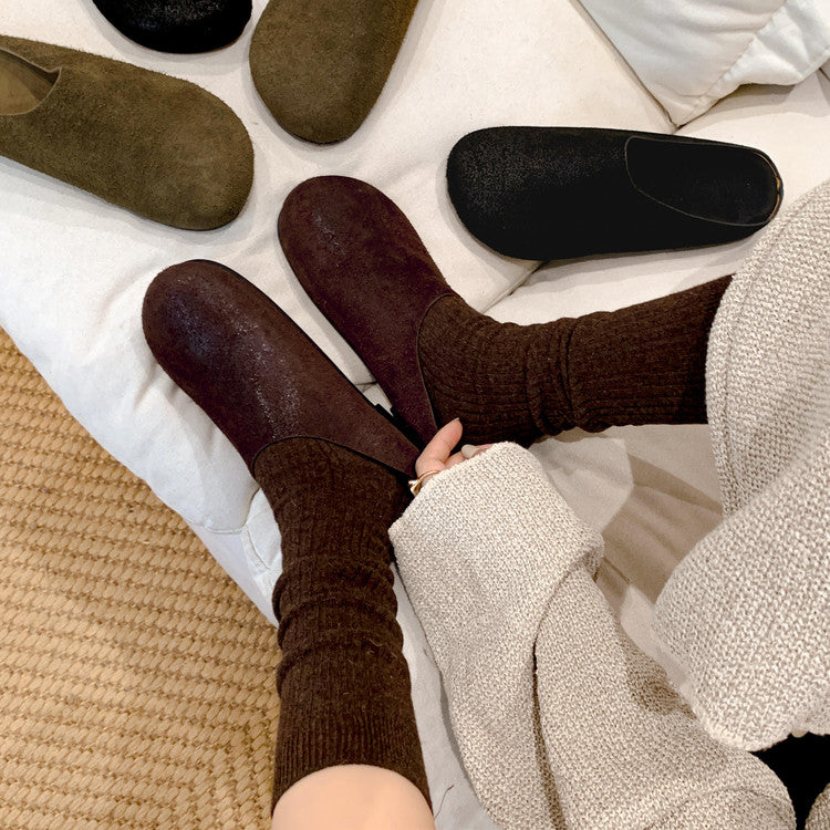 Karin Luna Full Layer Inside and Out~Spot Goods Spot Goods Basic Versatile Mules Slippers