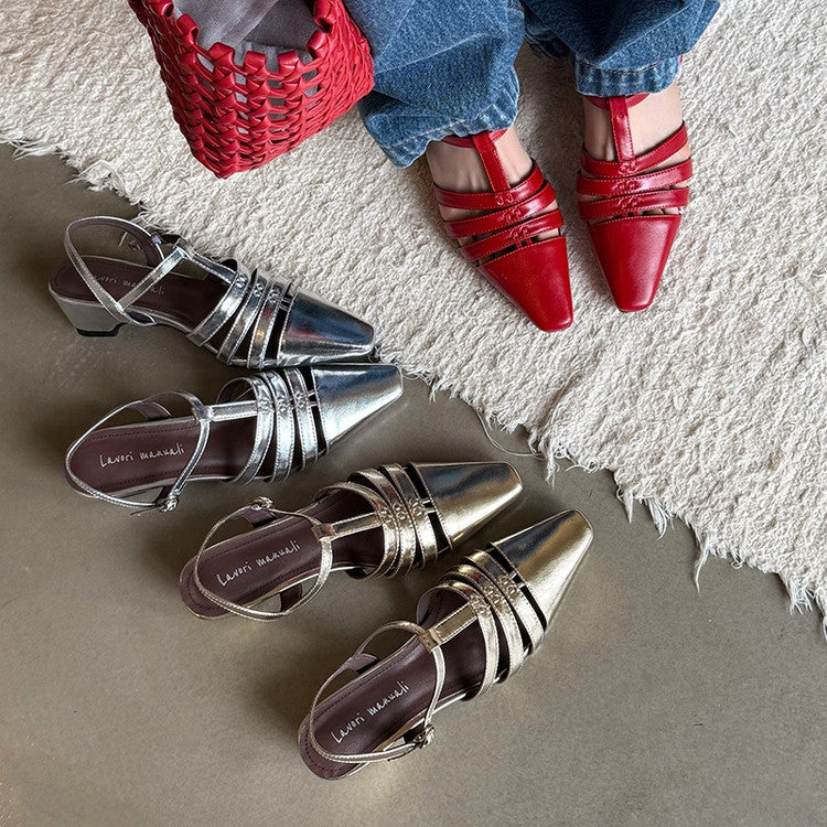 Karin Luna Classic Old Money Style Closed Toe Sandals