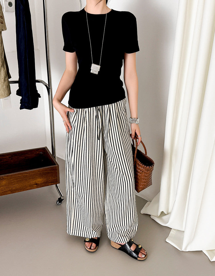 Karin Luna   Casual Style   Thick Sole Belt Buckle Slide Sandals