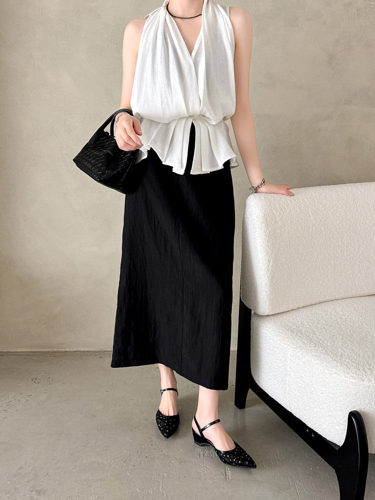 Karin Luna In Stock Spot Goods Embroidered Daisy Sheepskin Mesh Elegant Closed-Toe Slippers