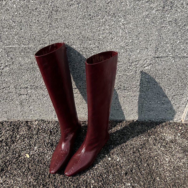 Karin Luna Retro Style  Flat Long Boots