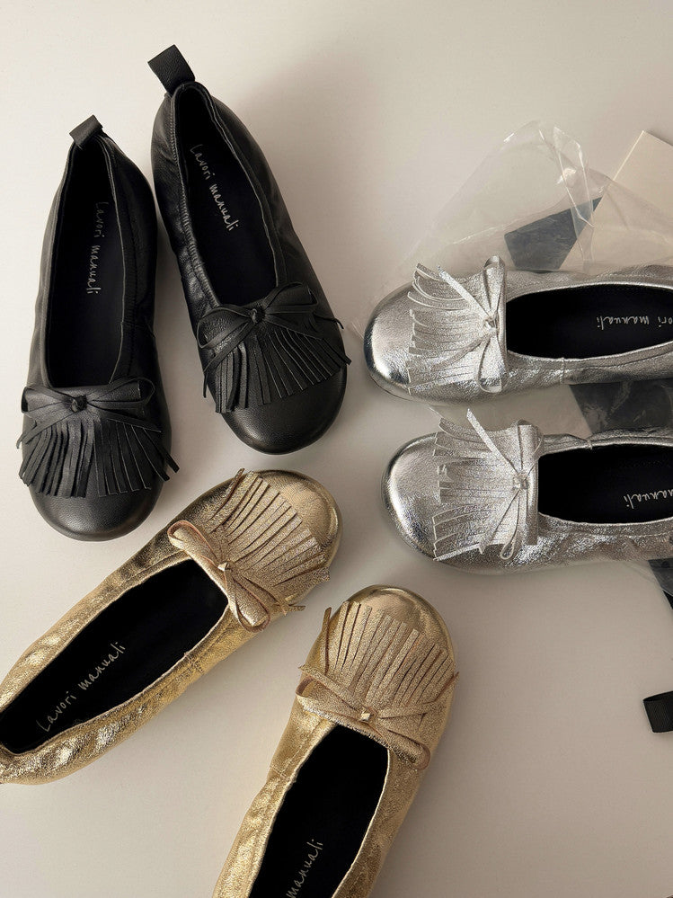 Karin Luna In Stock Spot Goods   Tassel Round Toe Hidden Wedge Mary Jane Shoes