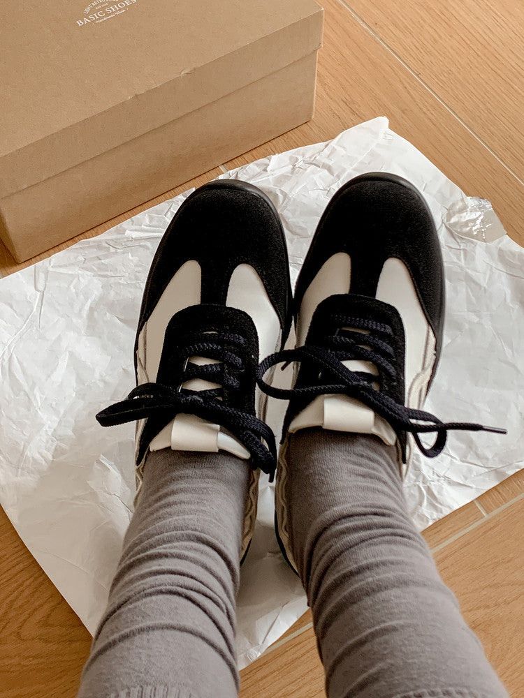Karin Luna Casual Shoes Series~  In Stock Hot-Selling Versatile Lace-Up Deep Mouth Flats