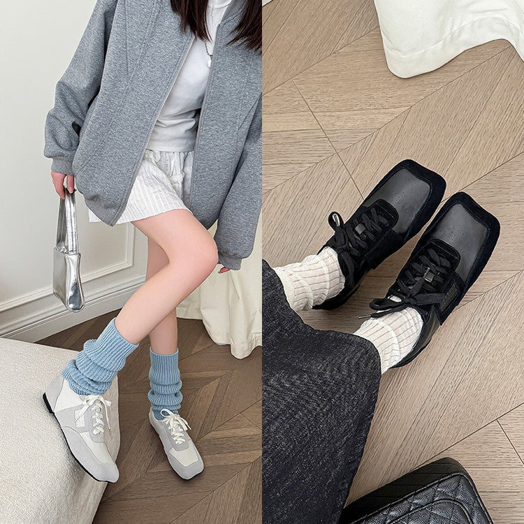 Karin Luna Casual Shoes Series~  In stock Lace-up Thick-soled Deep Mouth Single Shoes