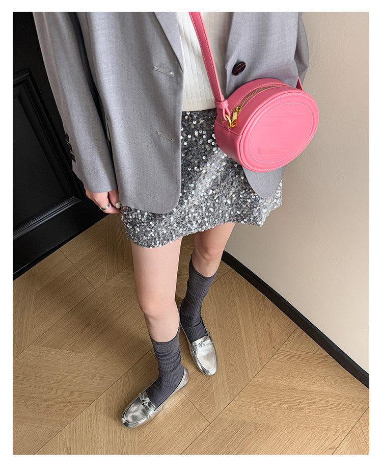 Karin Luna In Stock Spot Goods Basic Versatile British Style Single Shoes