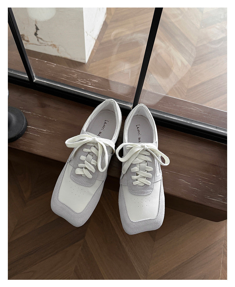 Karin Luna Casual Shoes Series~  In stock Lace-up Thick-soled Deep Mouth Single Shoes