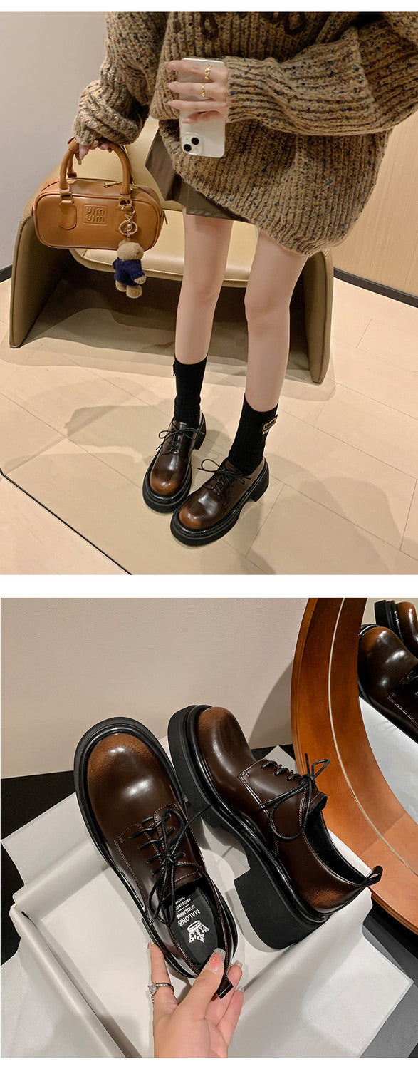 Karin Luna Casual Shoes Series~ In stock Classic Lace-up Thick-soled Casual Shoes