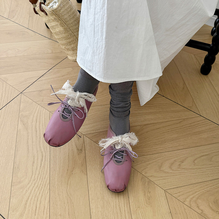 Karin Luna In Stock In Stock  Xiaohongshu Hot Sale Full Leather Round Toe Deep Mouth Single Shoes