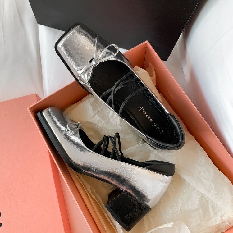 Karin Luna Hot Item Hot Item Xiaohongshu Hot Item  Comes with Bowknot Mary Jane Flats