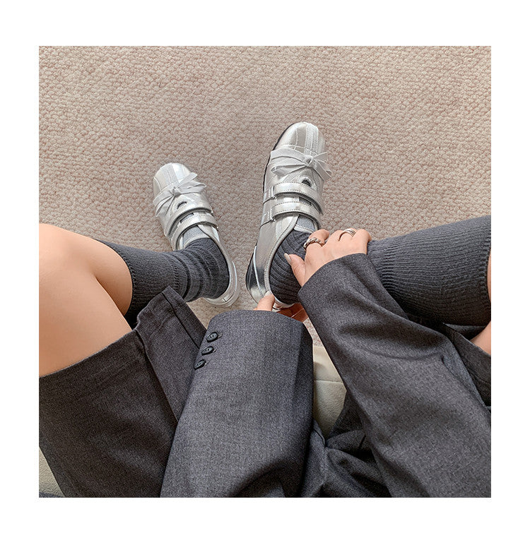 Karin Luna Casual Shoes Series~  In stock Hot-Selling Magic Tape Height-Increasing Deep Mouth Single Shoes