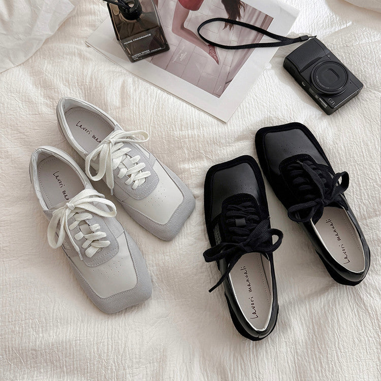 Karin Luna Casual Shoes Series~  In stock Lace-up Thick-soled Deep Mouth Single Shoes