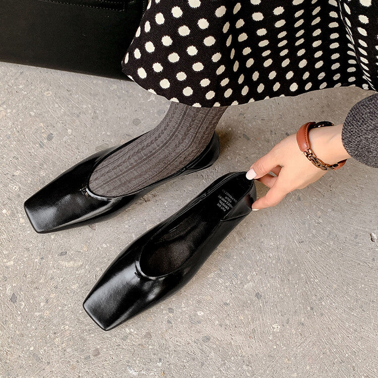 Karin Luna has prepared stock  Full leather inside and out  Top Layer Horse Oil Cowhide Shallow Mouth Nursing Mary Jane Shoes